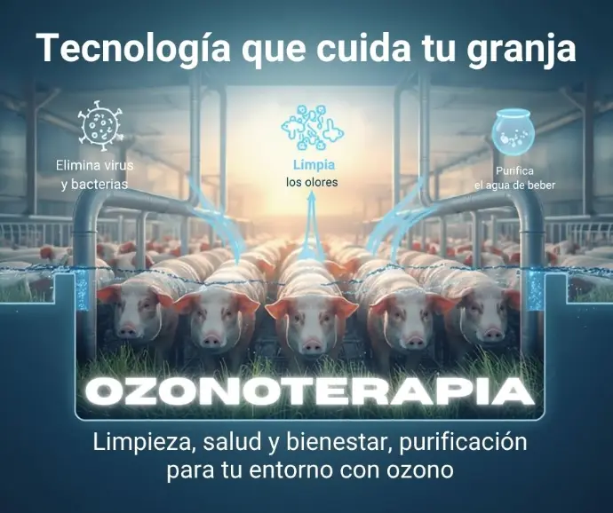 ozono en las granjas porcinas